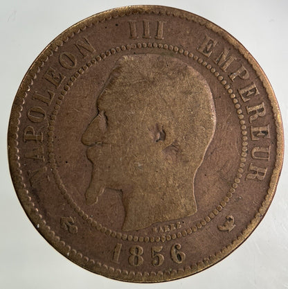 1856 France 10 Centimes Coin | Collectable Grade
