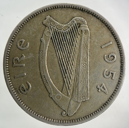 1954 Irish Half - Crown Coin | Fine Collectable Grade