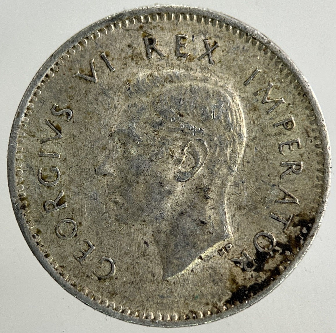 1943 South Africa Threepence Silver Coin | Very High Grade