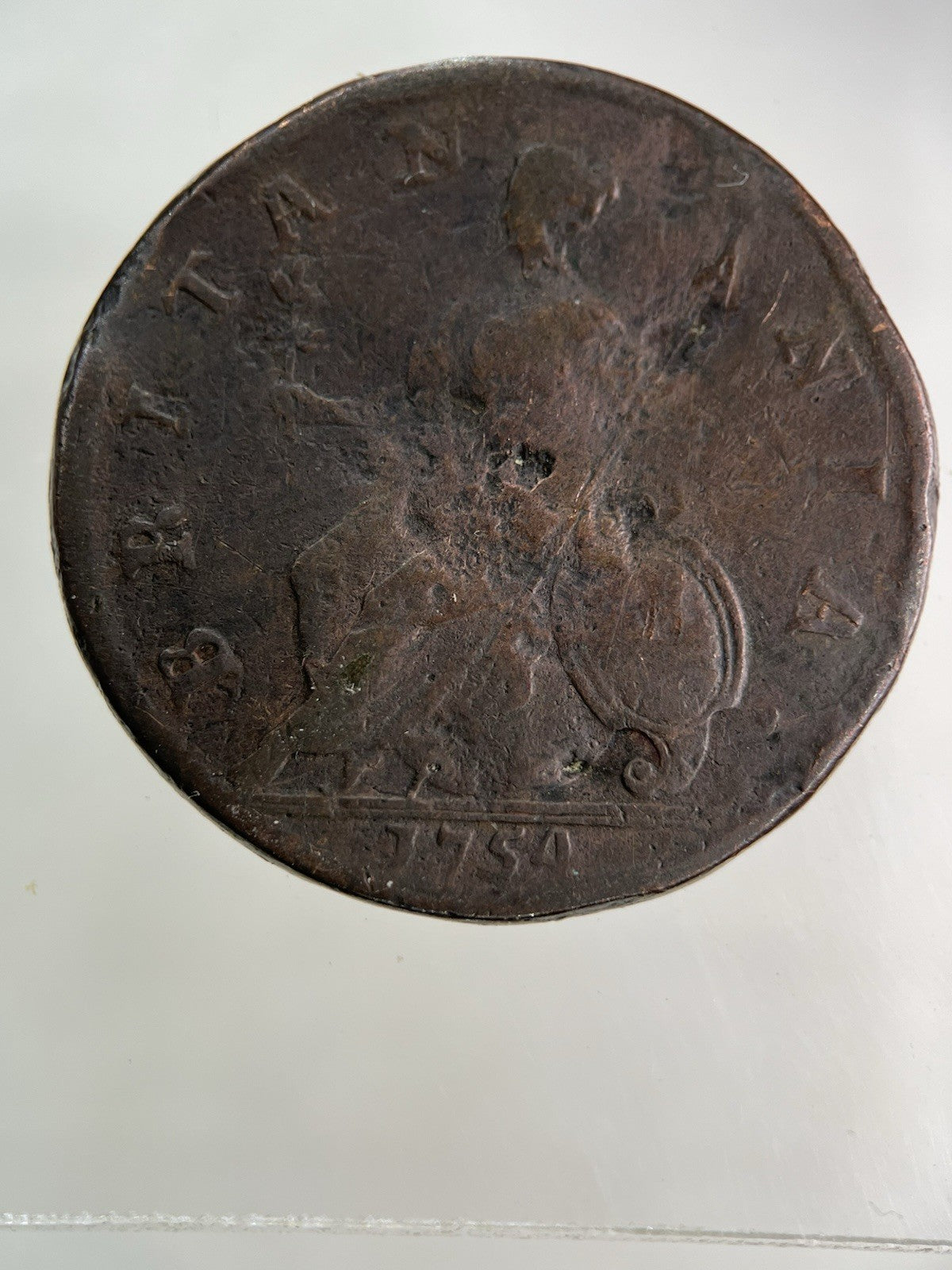 1754 George II 2nd Half - Penny Coin | Collectable Grade