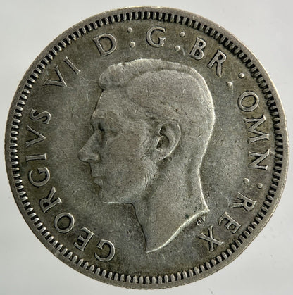 1943 George VI Shilling Silver Coin | Fine Collectable Grade