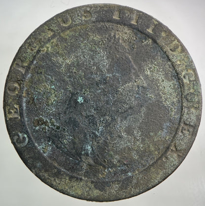 1797 George III 3rd Penny Cartwheeel Coin | Collectable Grade