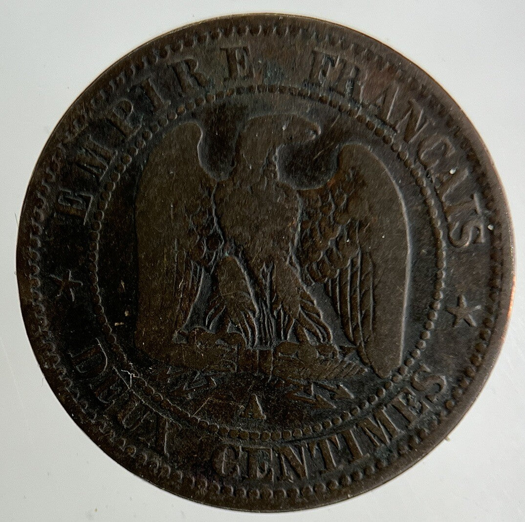 1853 France 2 Centimes Coin | Collectable Grade