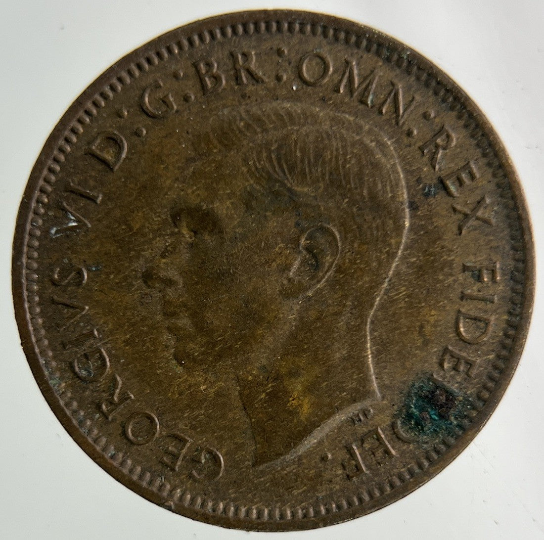 1949 George VI Wren Farthing Coin | Fine Collectable Grade