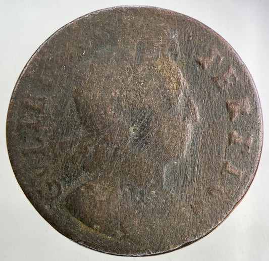 1700 William III 3rd Half - Penny Coin | Collectable Grade