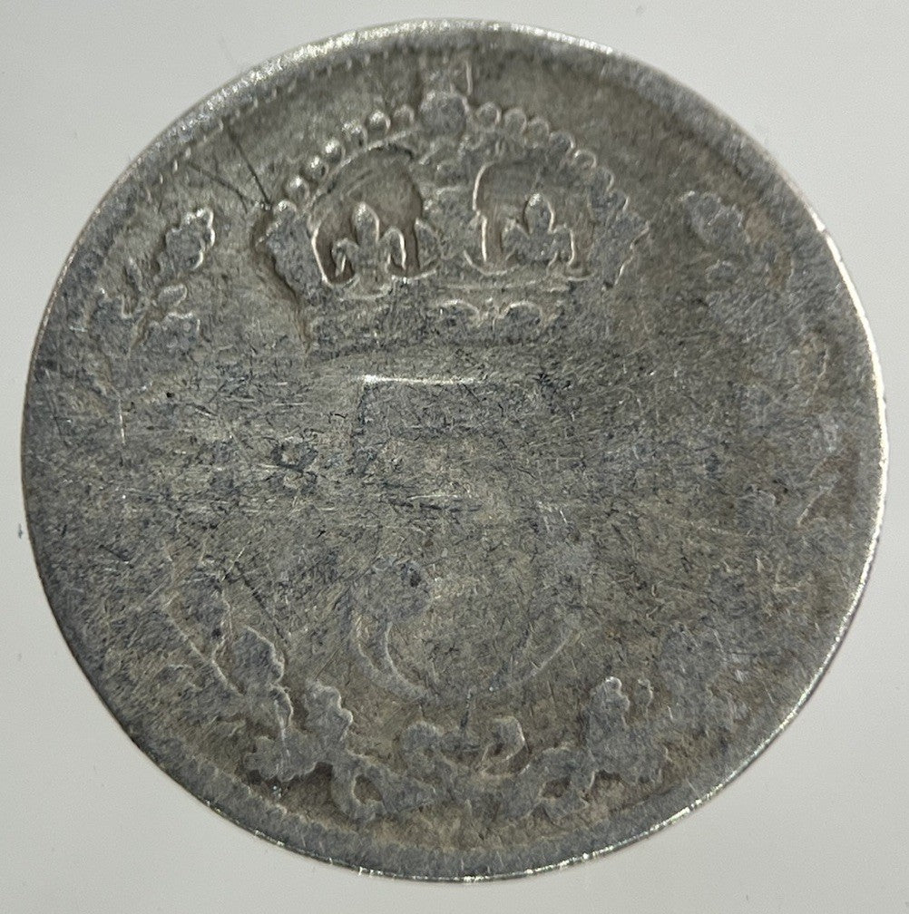British Victoria Threepence Silver Coin | Fair Grade