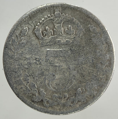 British Victoria Threepence Silver Coin | Fair Grade