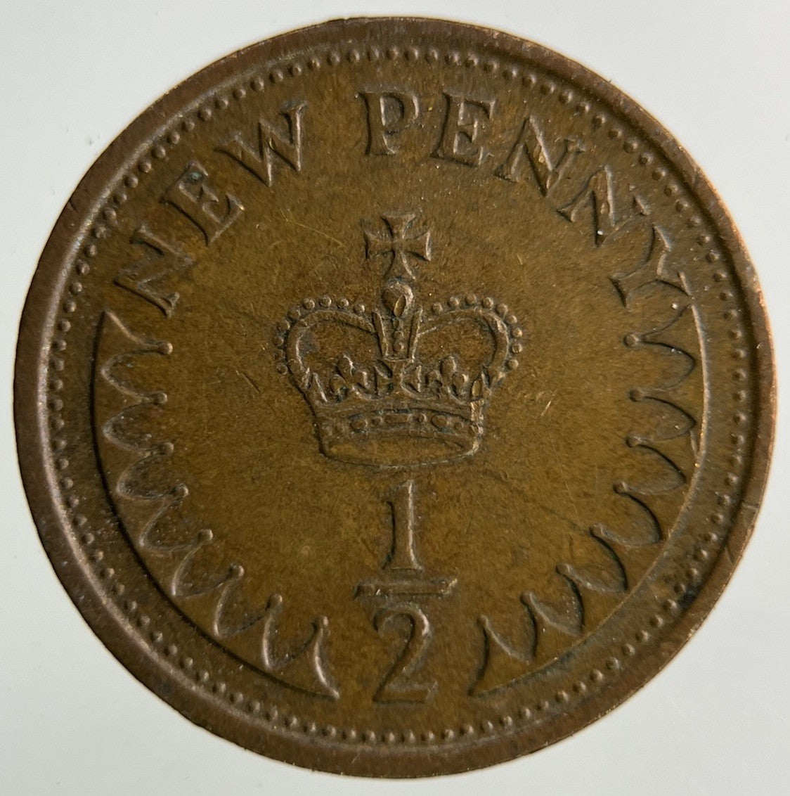 1975 Elizabeth II 2nd 1/2 Half - Penny Coin | Fine Collectable Grade