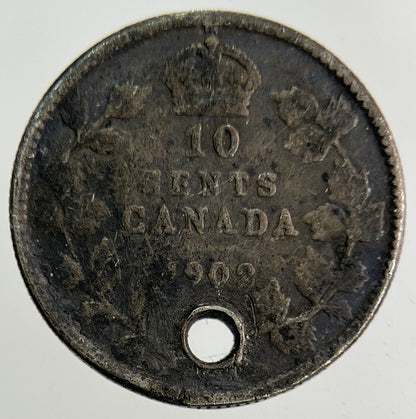 1902 Canada 10 Cents Silver Coin | Collectable Grade