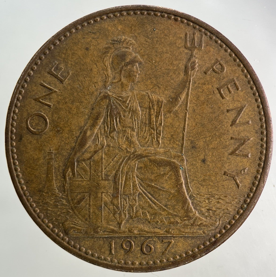 1967 Elizabeth II 2nd One Penny Coin | Fine Collectable Grade