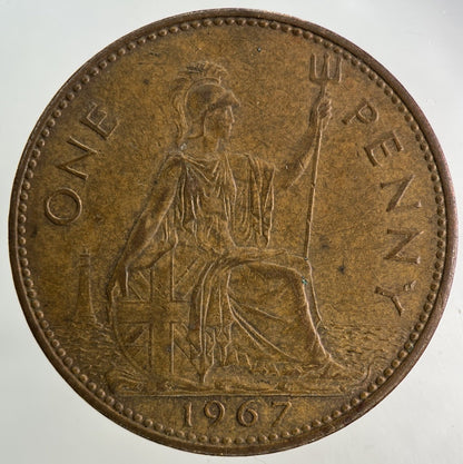 1967 Elizabeth II 2nd One Penny Coin | Fine Collectable Grade