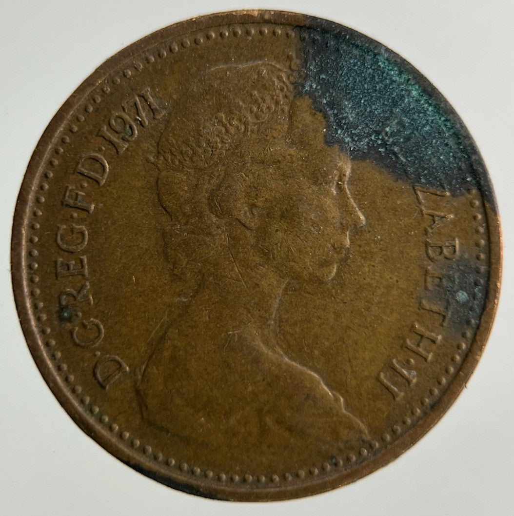 1971 Elizabeth II 2nd 1/2 Half - Penny Coin | Fine Collectable Grade