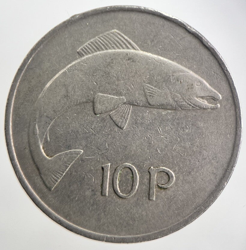 1974 Irish 10p 10 Ten - Pence Coin | Very High Grade