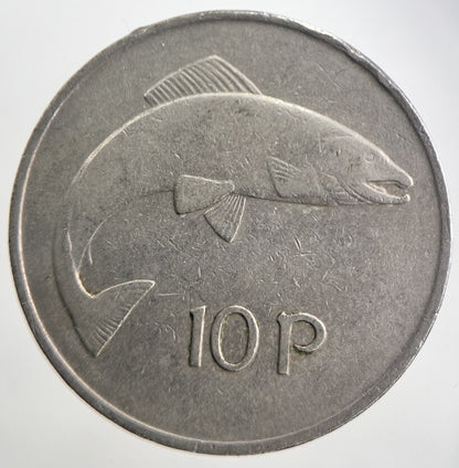 1974 Irish 10p 10 Ten - Pence Coin | Very High Grade