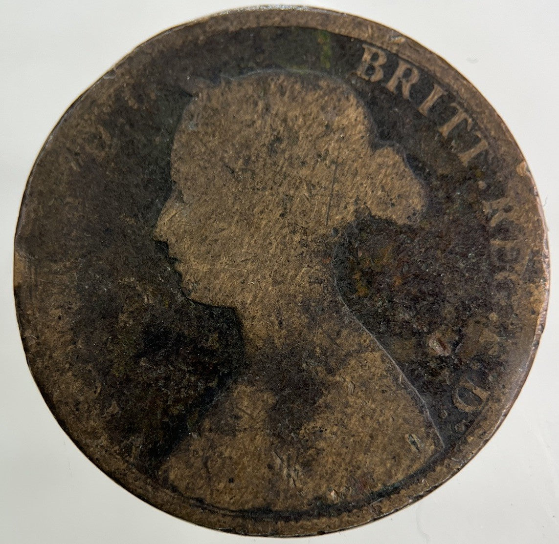 1861 Victoria Half - Penny Coin | Fair Grade