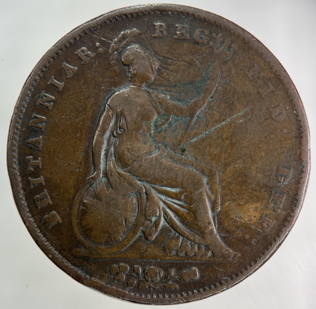 1853 Victoria One Penny Coin | Collectable Grade