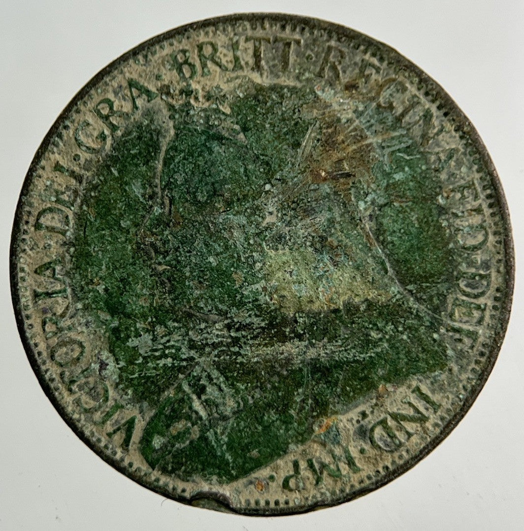 1901 Victoria Farthing Coin | Collectable Grade