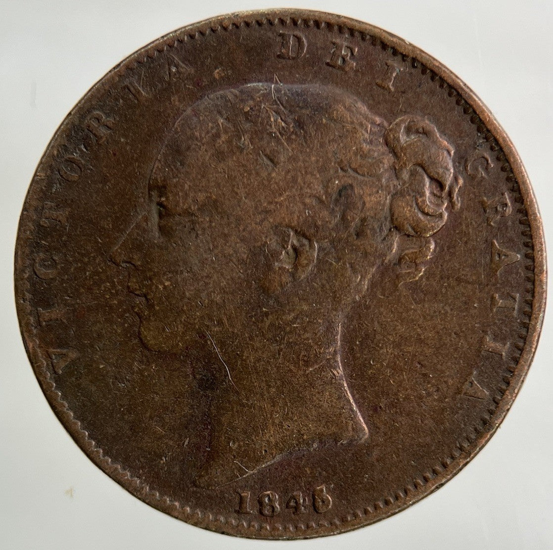 1845 Victoria Farthing Coin | Collectable Grade