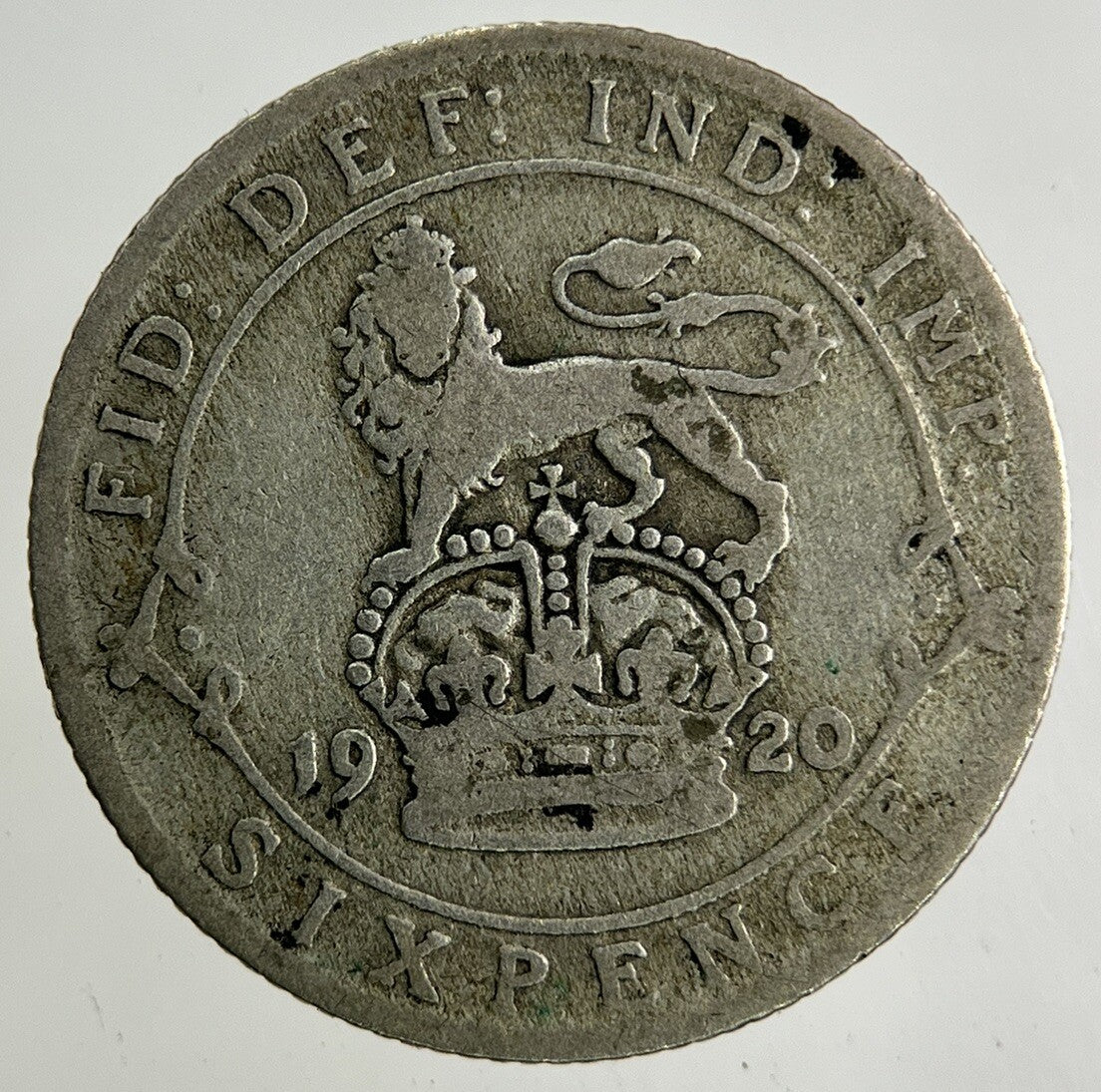 1920 George V Sixpence Silver Coin | Collectable Grade