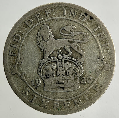 1920 George V Sixpence Silver Coin | Collectable Grade