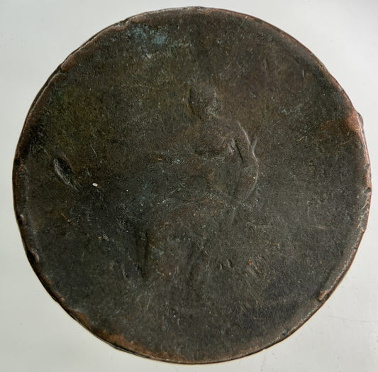 British George III 3rd Half - Penny Coin | Worn Grade