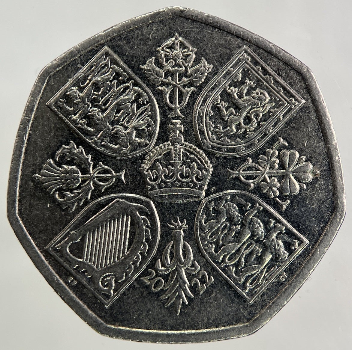 2022 Charles III 3rd Coronation 50p Fifty - Pence Coin | Collectable Grade