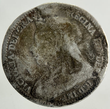 1900 Victoria Threepence Silver Coin | Fair Grade