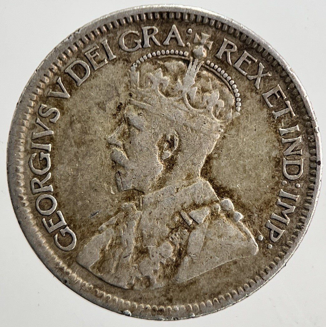 1918 Canada 10 Cents Silver Coin | Fine Collectable Grade