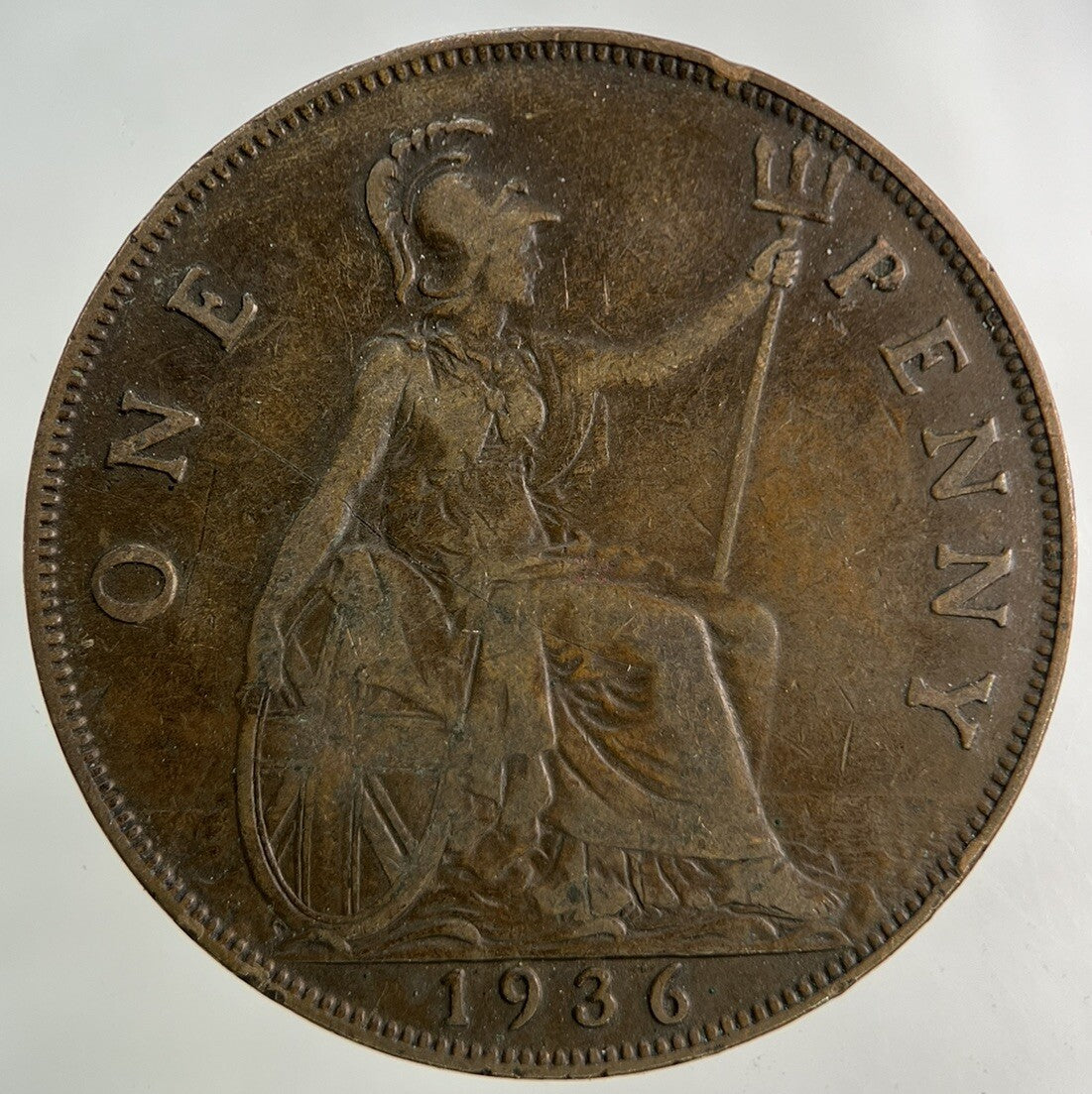 1936 George V One Penny Coin | Collectable Grade
