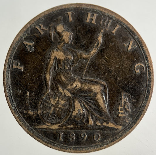 1890 Victoria Farthing Coin | Fine Collectable Grade