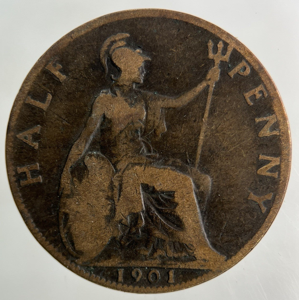 1901 Victoria Half - Penny Coin | Collectable Grade