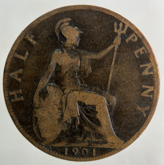 1901 Victoria Half - Penny Coin | Collectable Grade