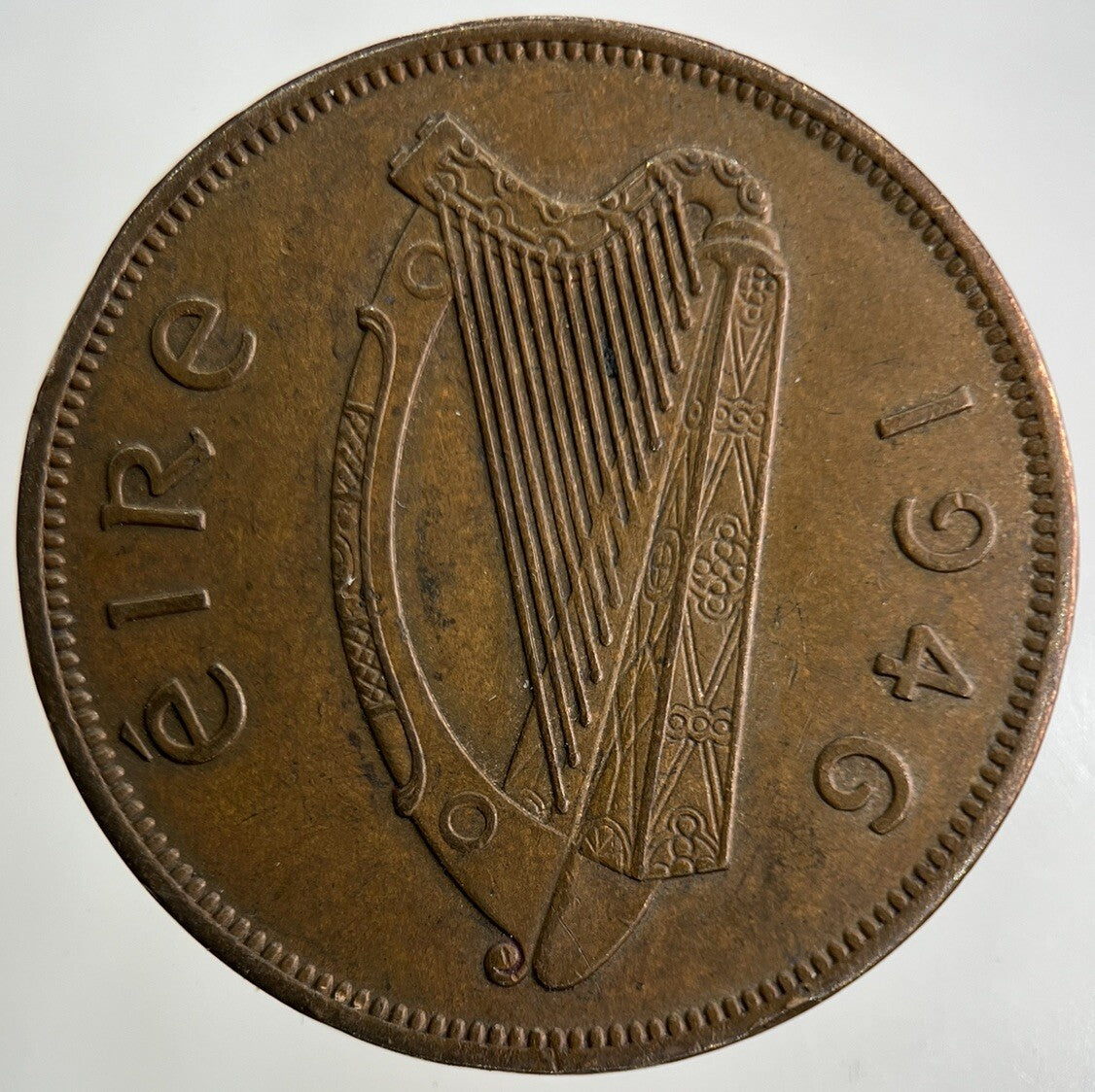 1946 Irish One Penny Coin | Fine Collectable Grade