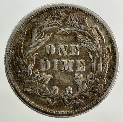 1891 US USA One Dime Silver Coin | Very High Grade