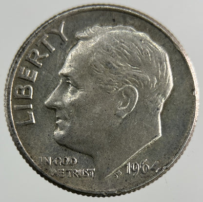 1964 US USA Roosevelt Dime Silver Coin | Fine Collectable Grade