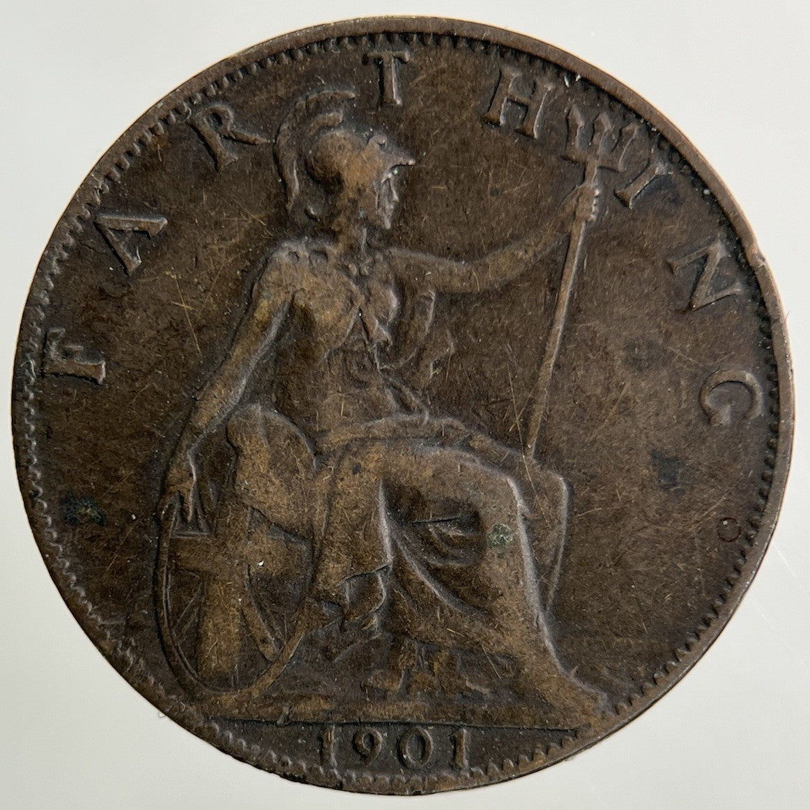 1901 Victoria Farthing Coin | Collectable Grade