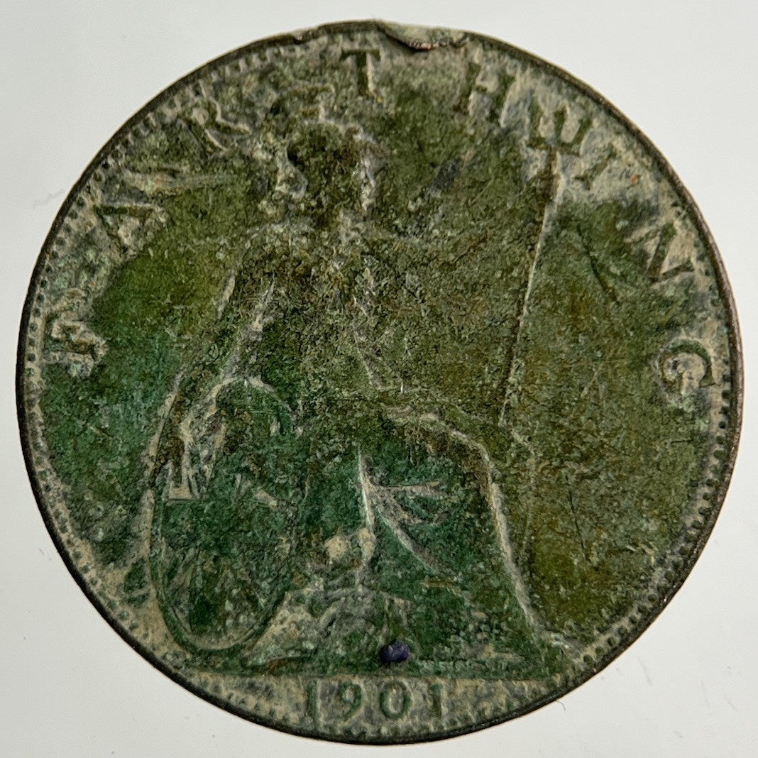 1901 Victoria Farthing Coin | Collectable Grade