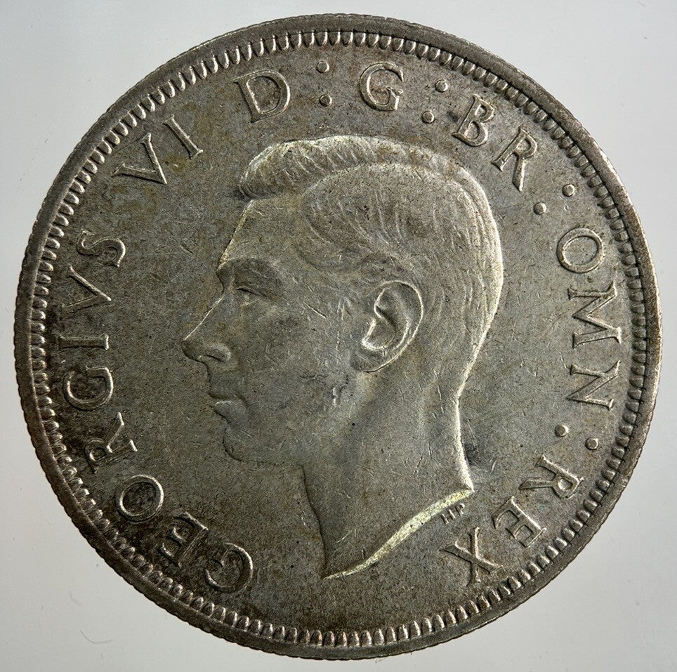 1939 George VI Half - Crown Silver Coin | Fine Collectable Grade