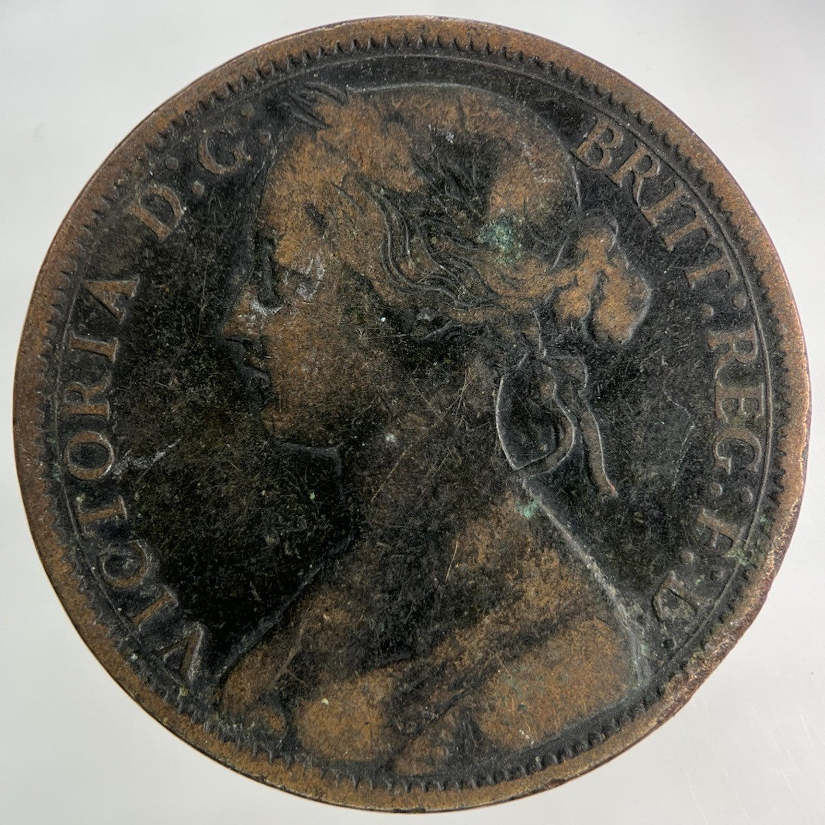 1866 Victoria One Penny Coin | Collectable Grade