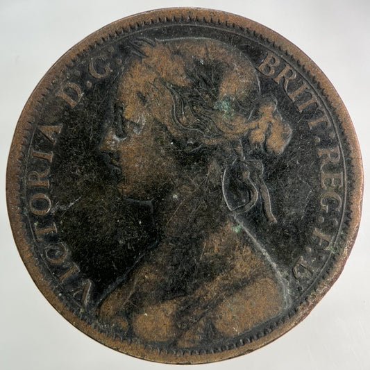 1866 Victoria One Penny Coin | Collectable Grade