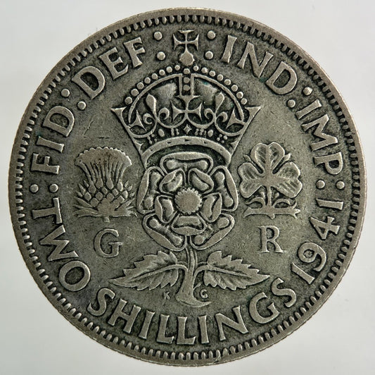 1941 George VI Florin Silver Coin | Collectable Grade