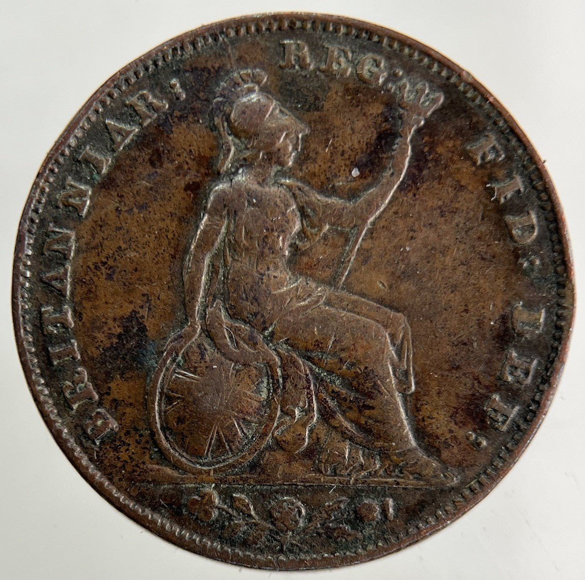 1858 Victoria Farthing Coin | Fine Collectable Grade