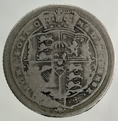 1819 George III 3rd Sixpence Silver Coin | Collectable Grade