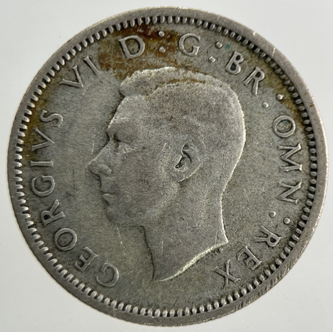 1945 George VI Silver Sixpence Coin | Fine Collectable Grade