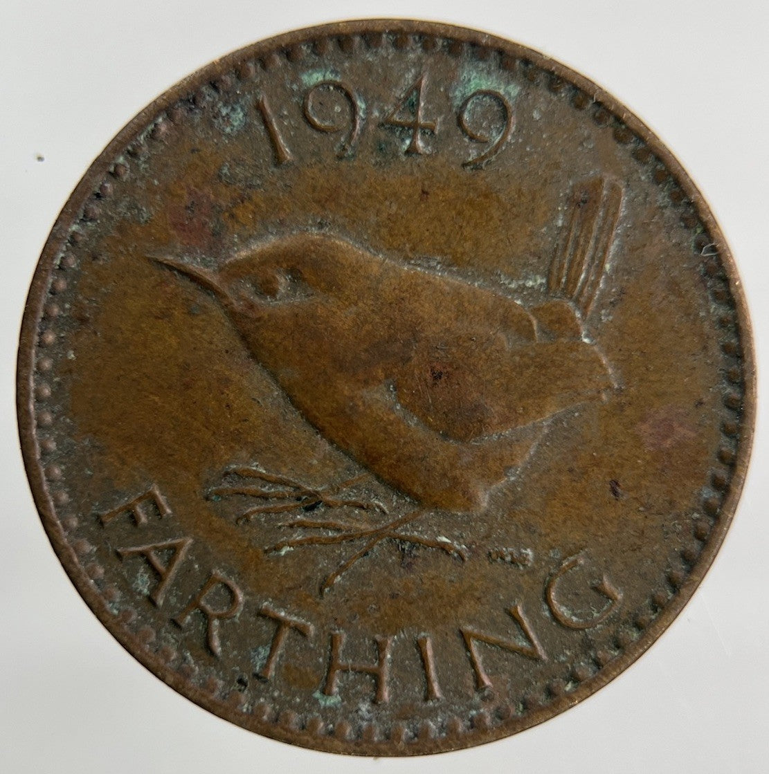 1949 George VI Wren Farthing Coin | Collectable Grade
