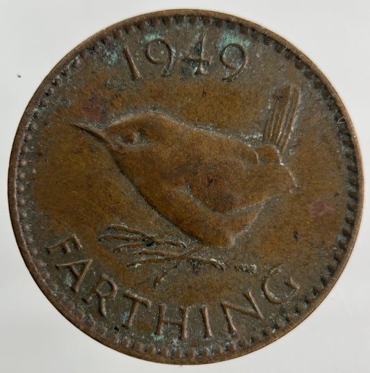 1949 George VI Wren Farthing Coin | Collectable Grade