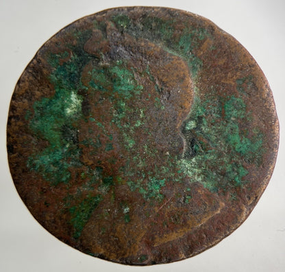 British George II 2nd Half - Penny Coin | Fair Grade