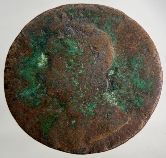British George II 2nd Half - Penny Coin | Fair Grade