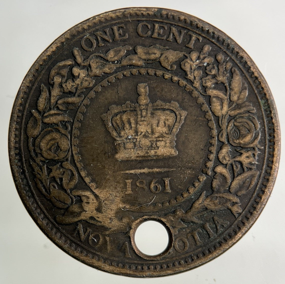 1871 Canada Nova Scotia One Cent Coin | Collectable Grade