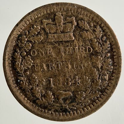 1884 Victoria One Third 1/3 Farthing Coin | Collectable Grade